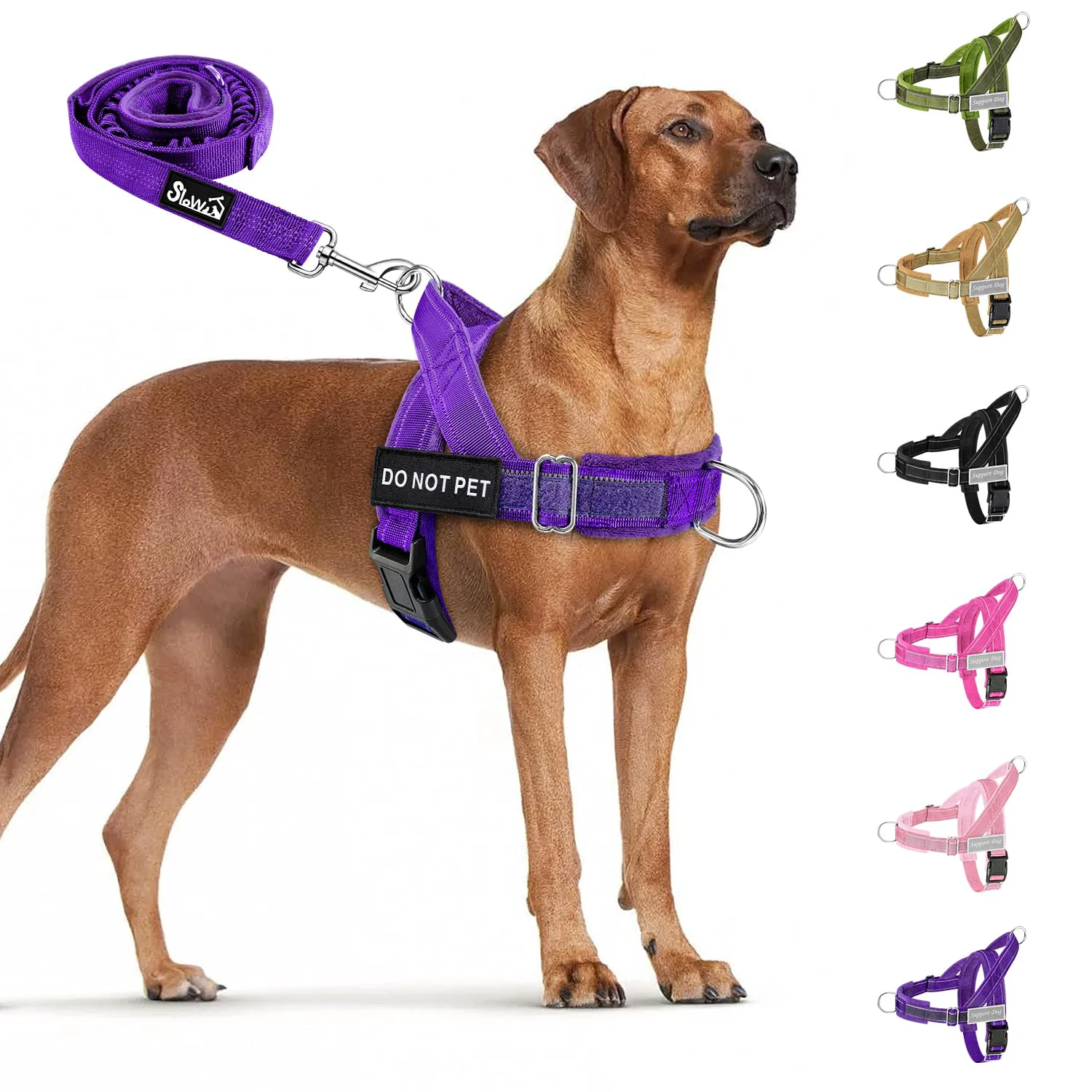 Next-Generation SlowTon No Pull Dog Harness – Heavy-Duty Front-Clip for Medium Large Dogs Quality
