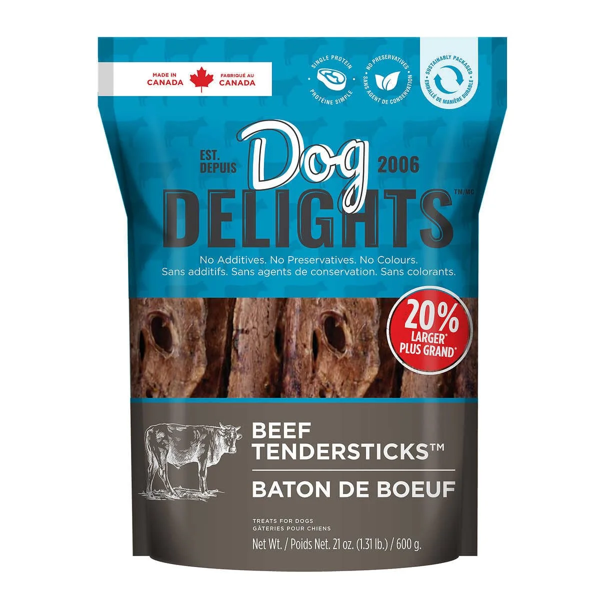 Durable Dog Delights Beef Tendersticks Sophisticated