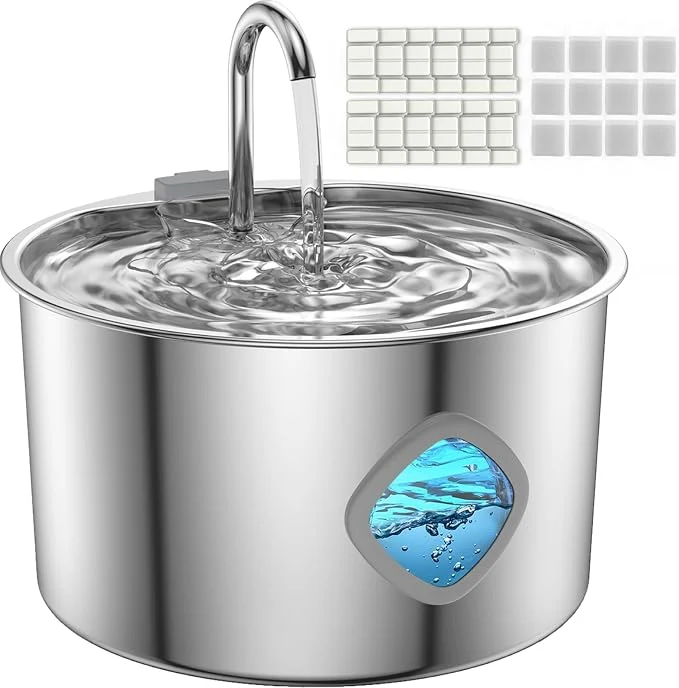 Eco-Friendly Cat Water Fountain Stainless Steel Certified