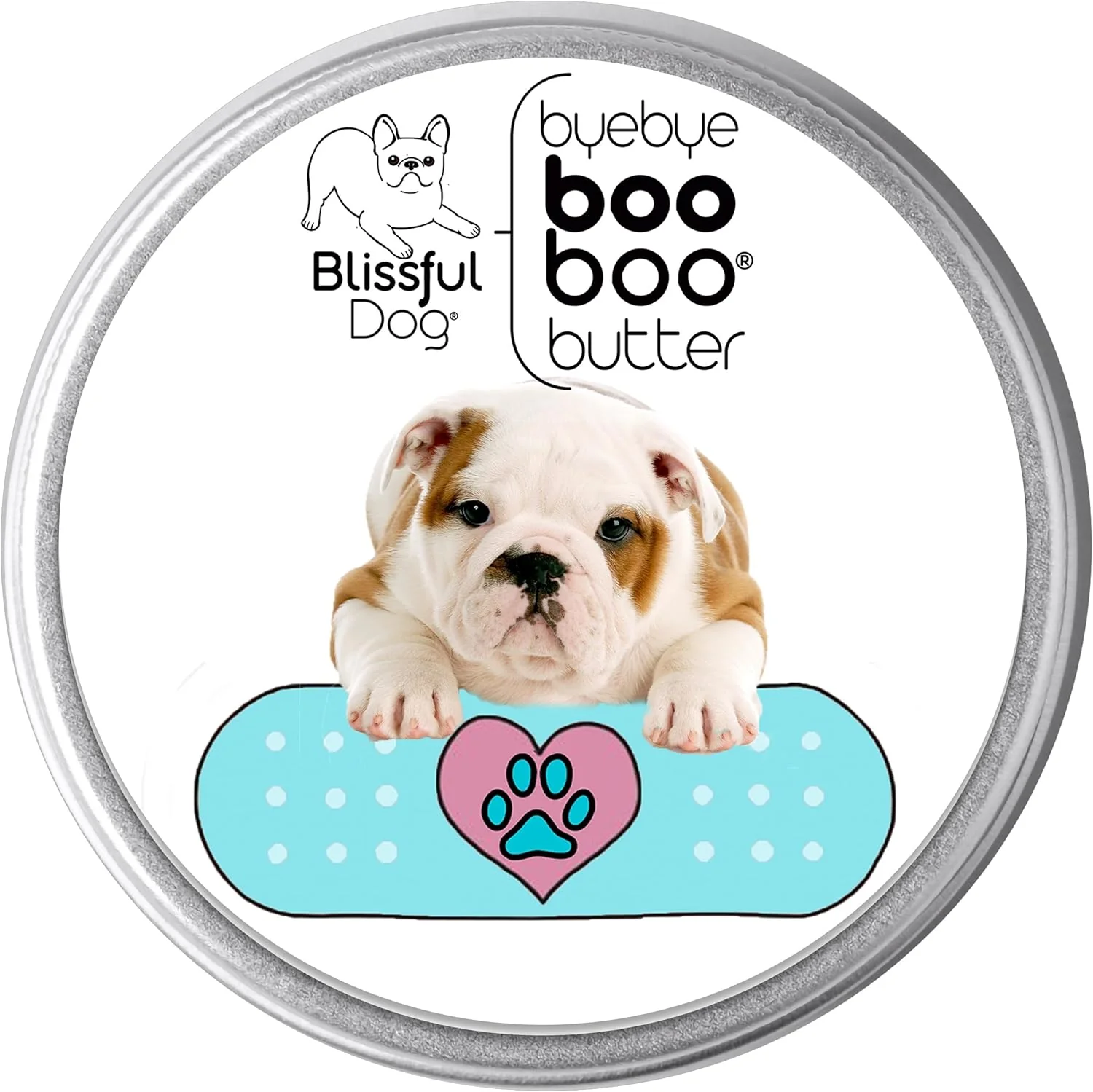 Fast The Blissful Dog 1 oz TIN Bulldog Booboo Butter Elite