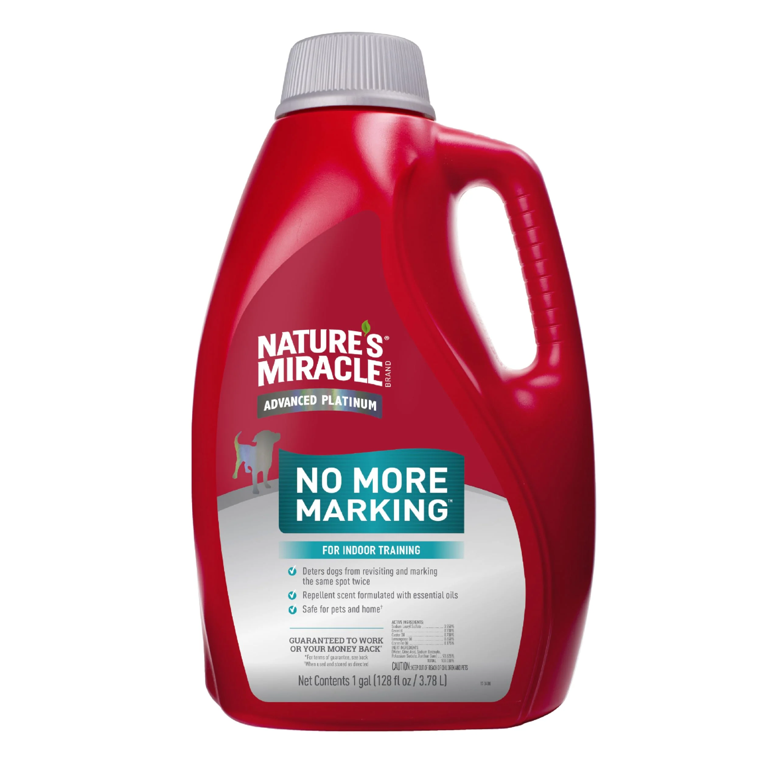 Flexible Nature s Advanced Platinum No More Marking — Indoor Training Deterrent for Dogs 128 oz Original