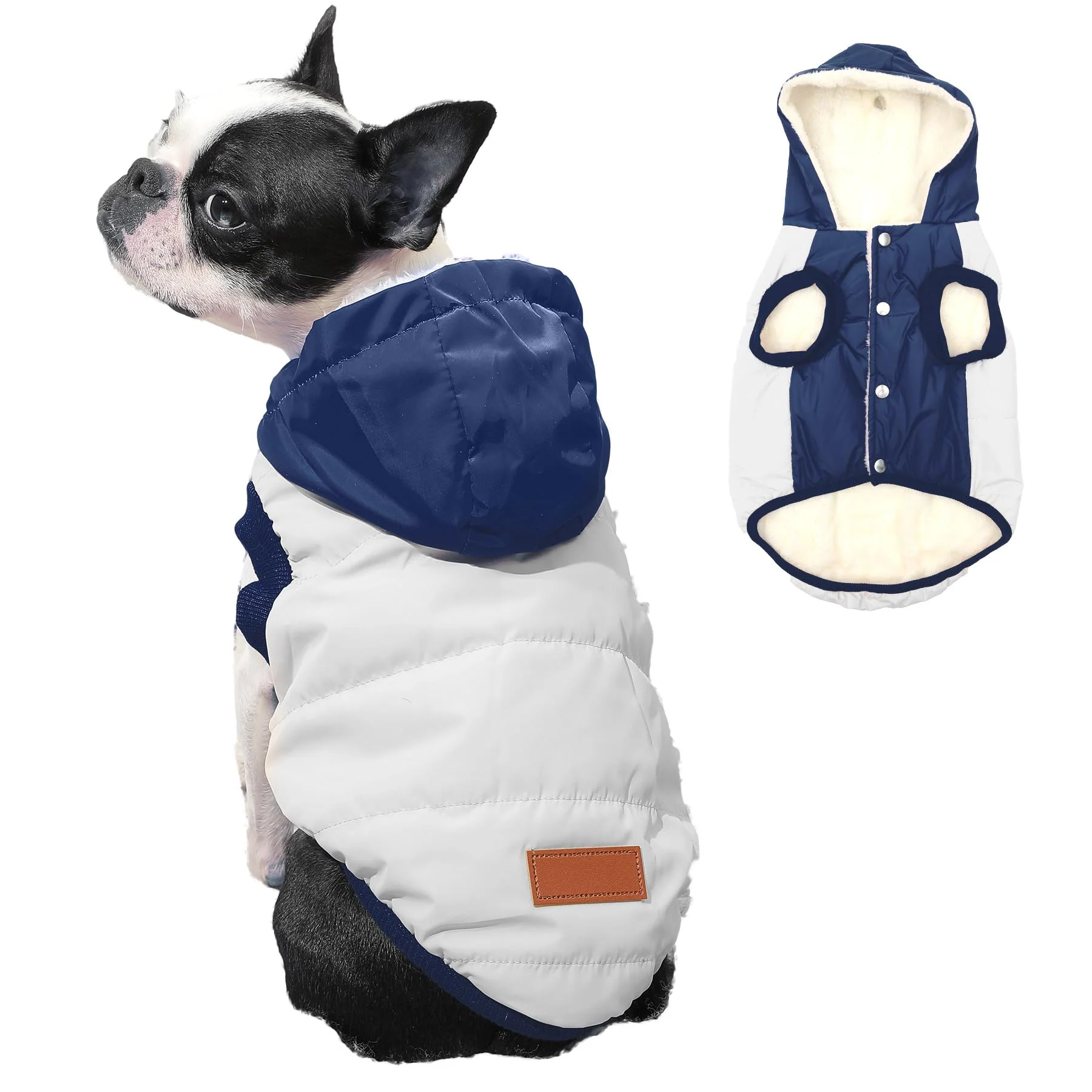 Sophisticated Vecomfy Extra Warm Fleece-Lined Dog Hoodie for Medium Dogs – Hooded Winter Coat Dependable
