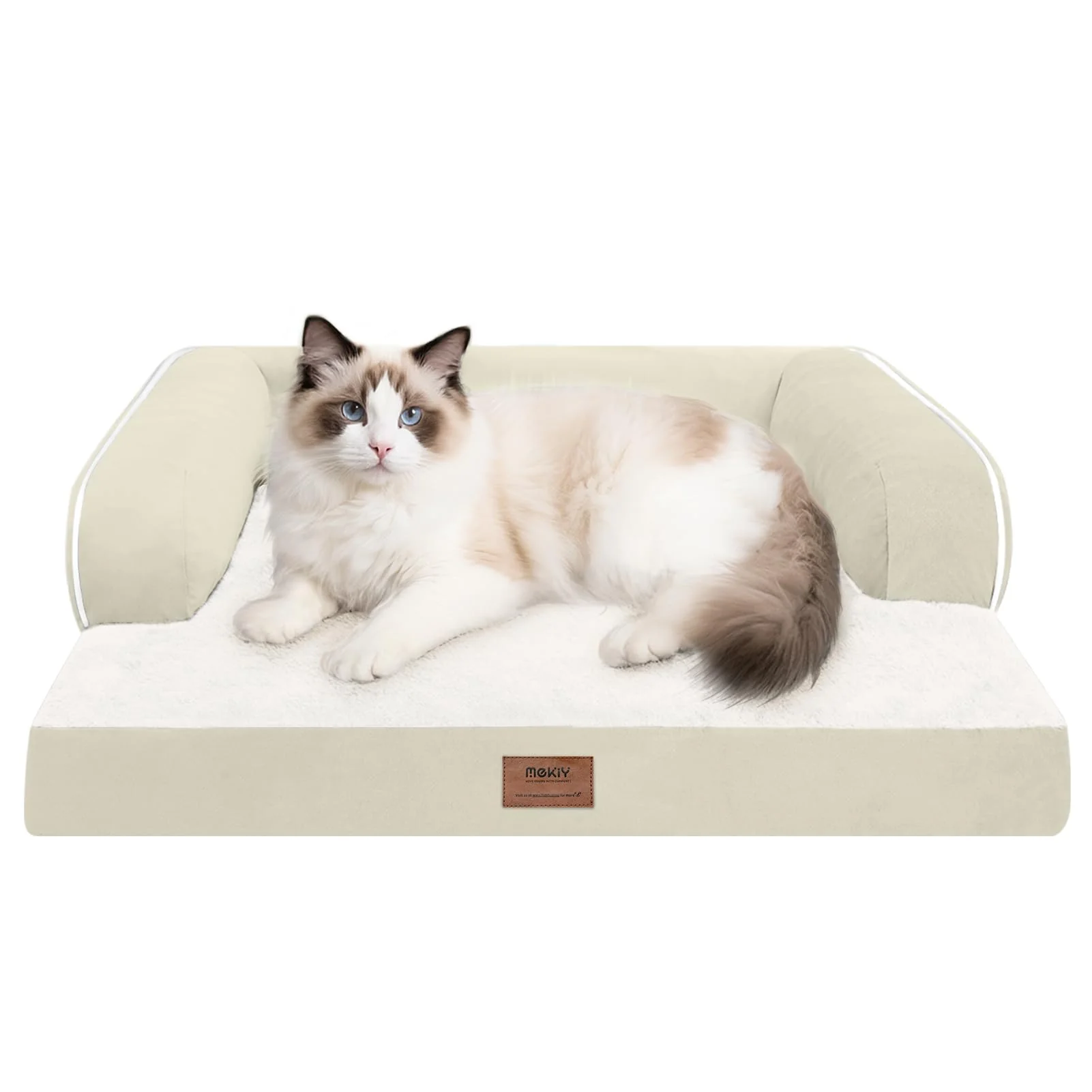 Easy-to-Use MEKIY Small Dog Bed Cat Sofa – Waterproof Orthopedic Support Refined