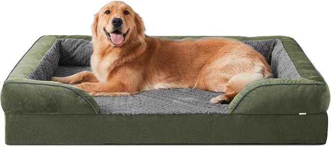 Versatile INVENHO Orthopedic Dog Beds Large Sized XL Egg-Crate Foam Dog Couch User-Friendly