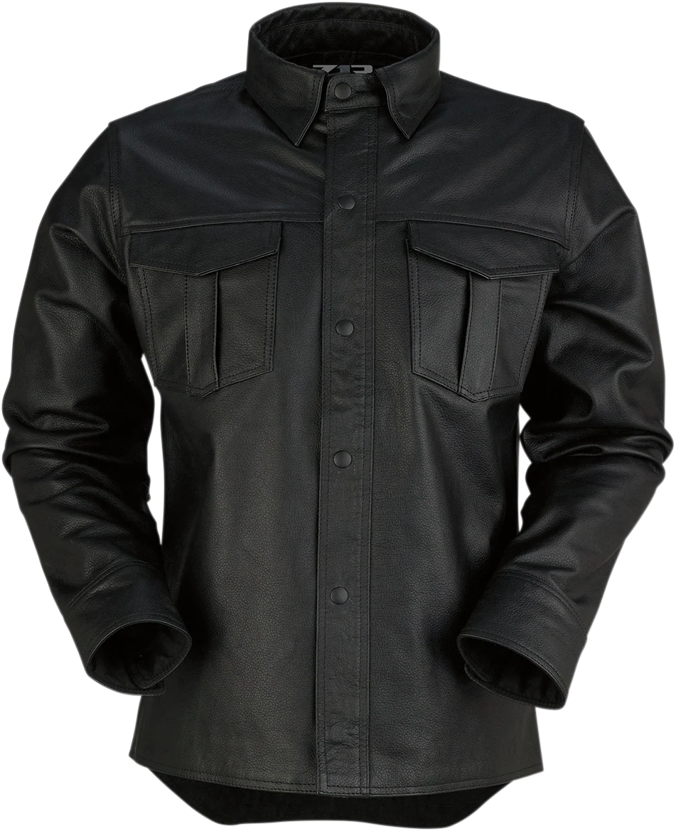 Excellent Z1R Motz Leather Shirt - Black - 3XL 2810-3398 Original Design