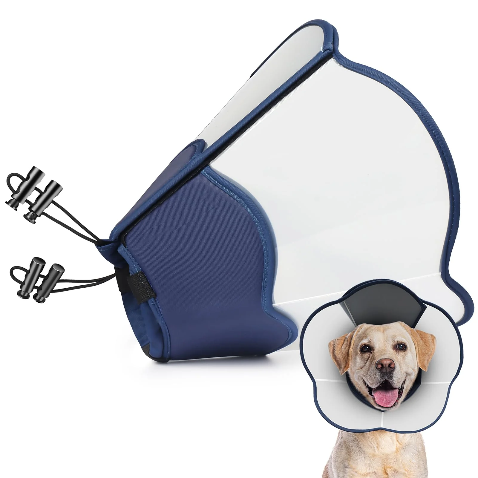 Trusted TZBEINN Hard Plastic Dog Cone Collar — Adjustable Recovery Cone for Large Dogs High-Performance