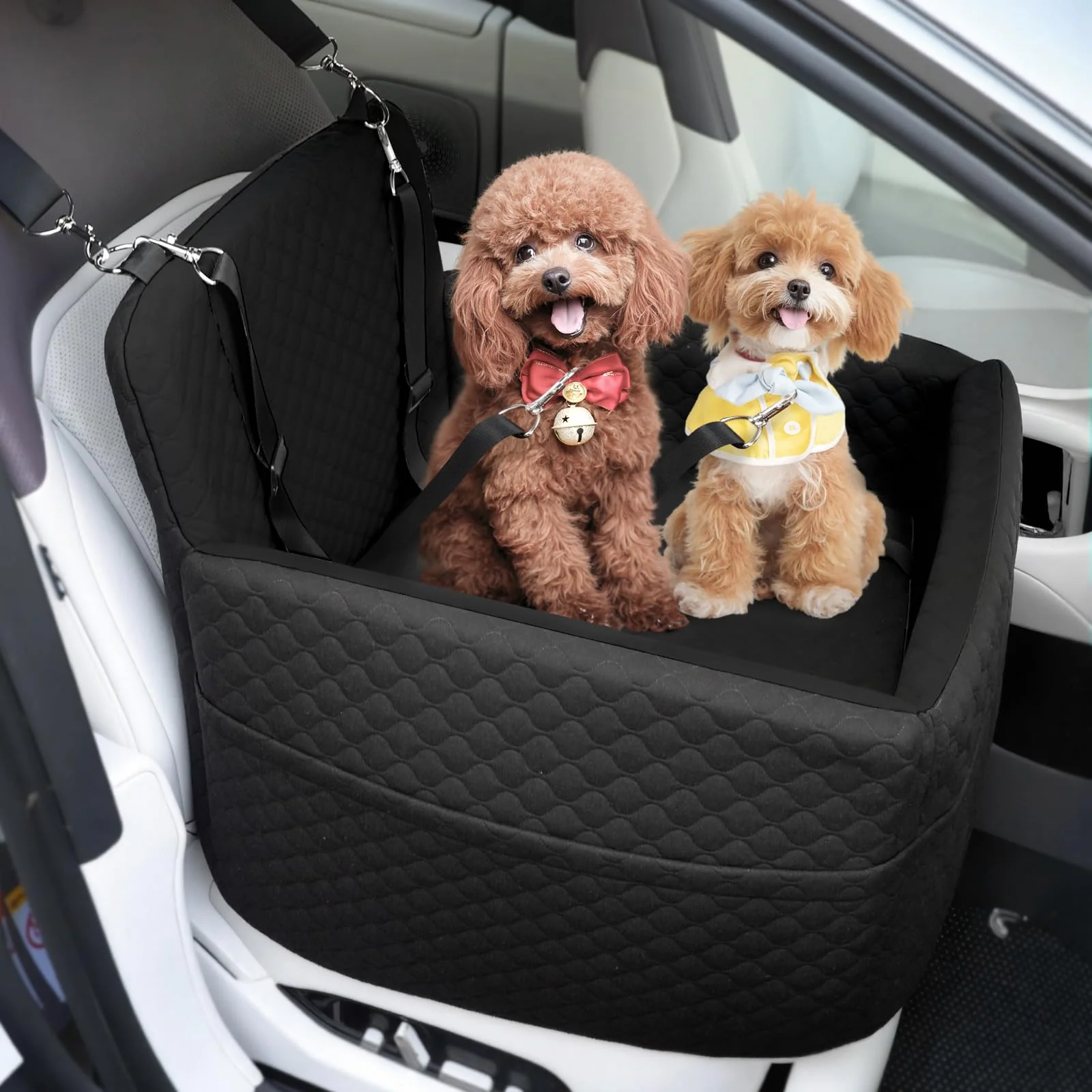 Selected Petcozife Dog Car Seat for Small Medium Dogs 21x21x17.7 Detachable Washable Genuine