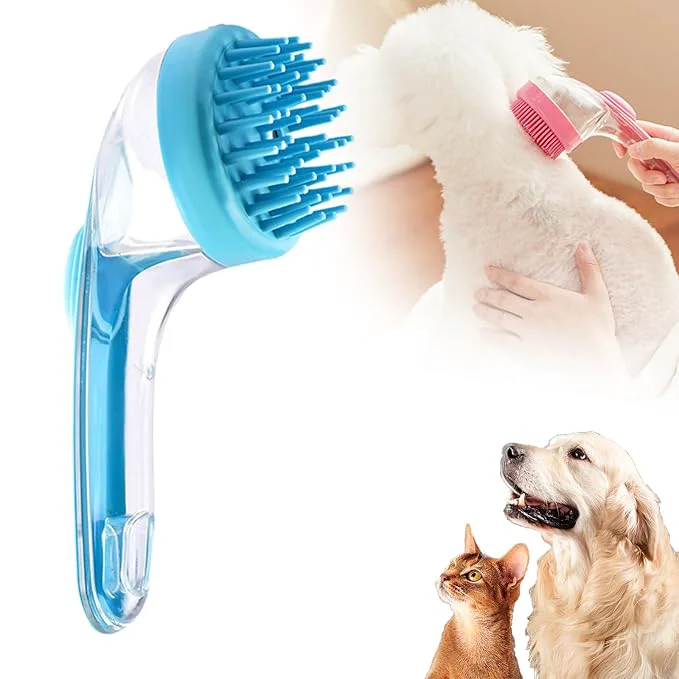 Fast Pet Bath Brush 2025 New 2 in 1 Dog Bath Brush High-Performance