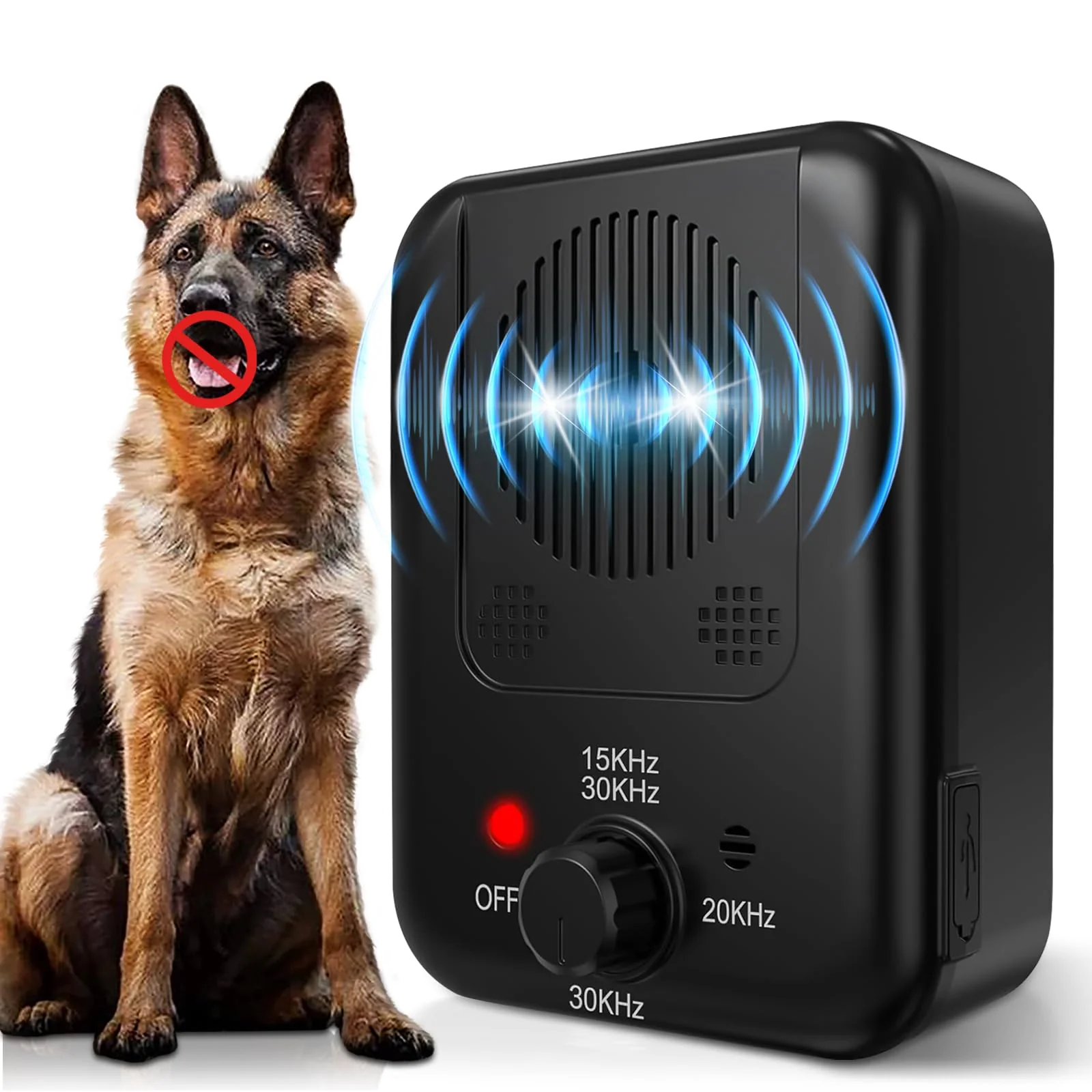 Carefully Designed Generic Anti Barking Device – Ultrasonic Dog Deterrent Indoor Outdoor 3 Modes Safe Humane Artisan
