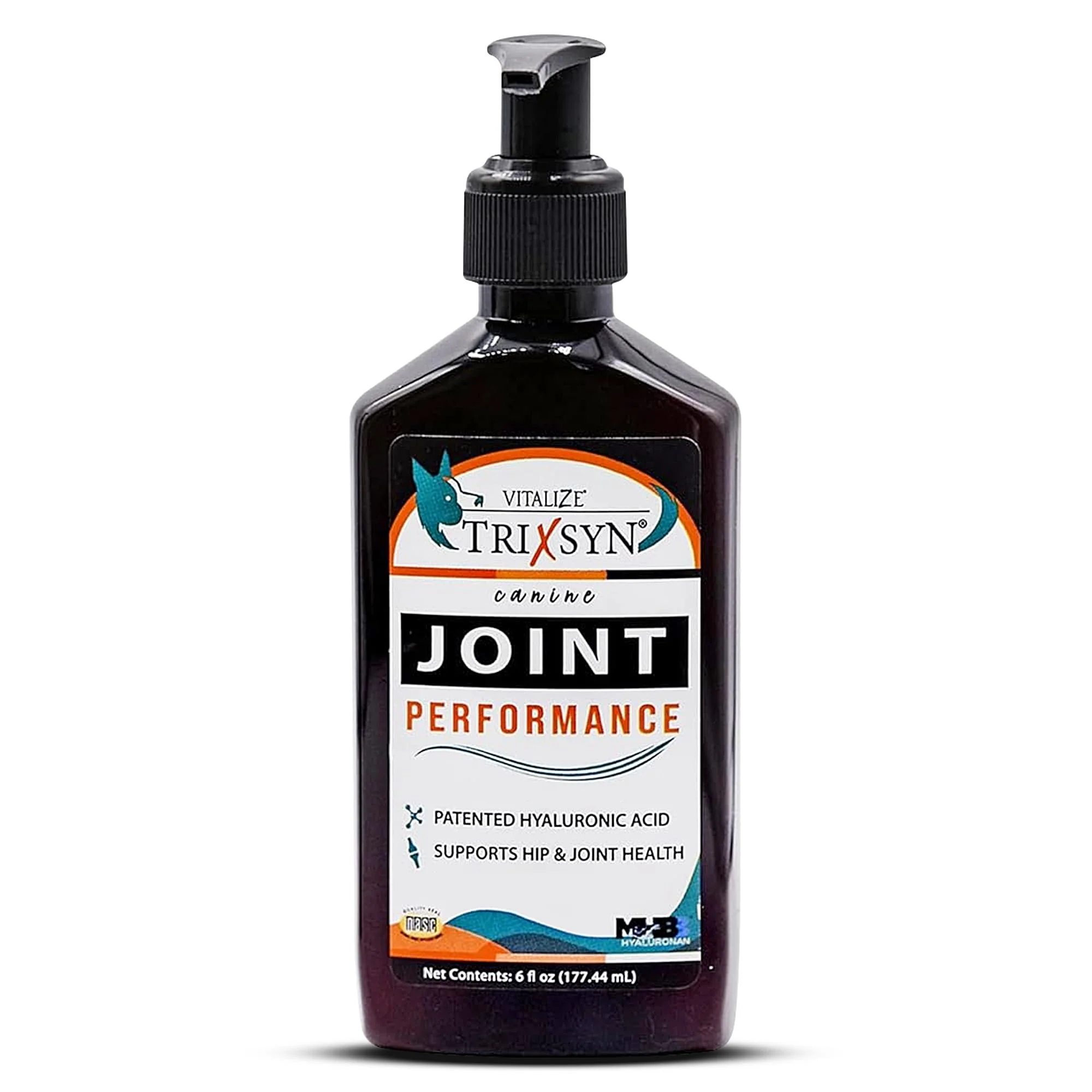 Eco-Friendly TRIXSYN Canine Performance - Hyaluronic Acid Joint Support for Dogs 72-Day Supply Certified