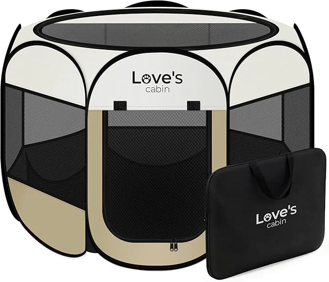 High-End Love's cabin Pet Puppy Dog Playpen Small Dog Tent Crates Cage Indoor Outdoor Prestigious