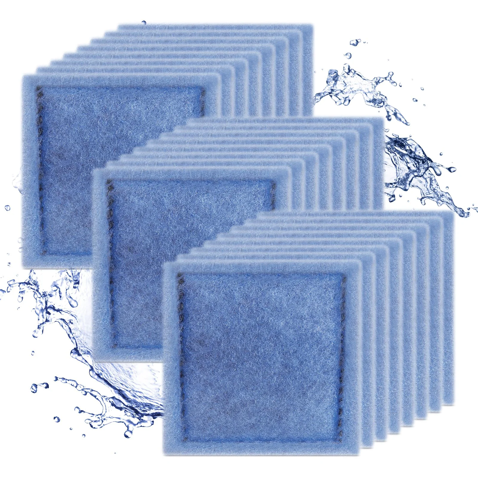 Solid ELXXROONM Rite-Size C Filter Cartridges for Marineland Penguin Pro 275 375 200 350 — 24 Pack Organic