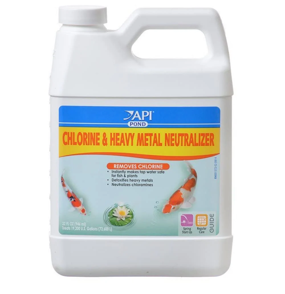 Professional API Pondcare Chlorine Heavy Metal Neutralizer 2-Pack 32 oz Versatile