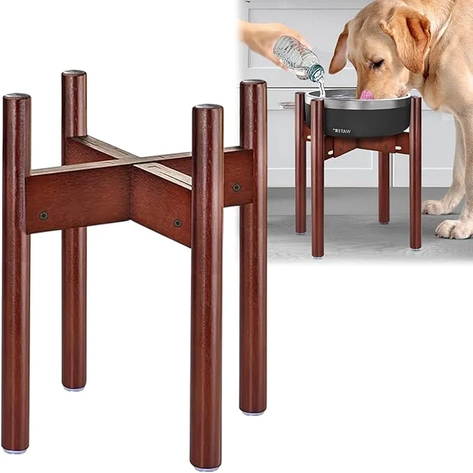 Genuine Stand for Dog Water Food Bowl Fountain or Feeder - I for Large Dog Breeds - Adaptable Size with Lock - Bowls Not IncludedAbout ThisOverview Traditional