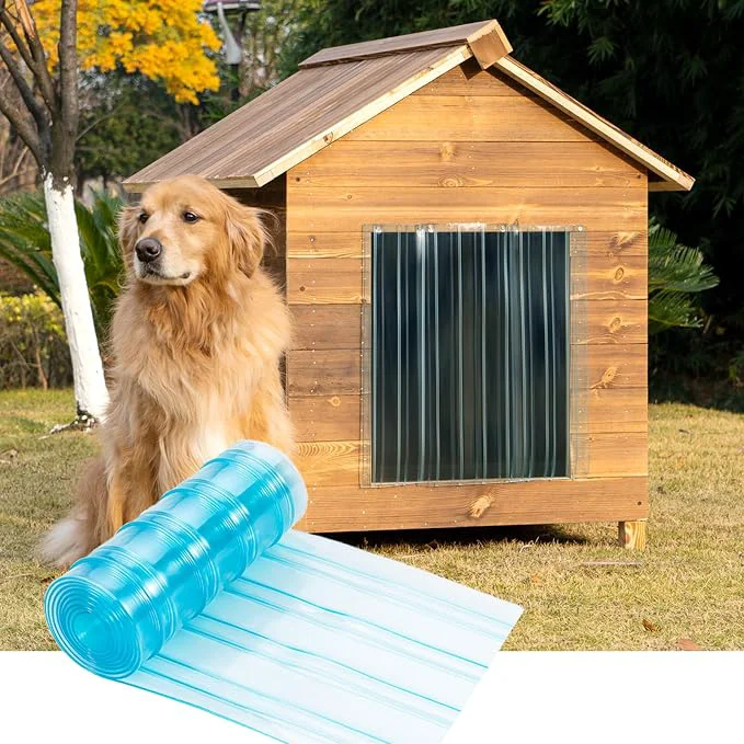 Responsible Uross Dog Door Flaps -5.9 FT x 11.8 in Ruff Weather DIY Cat Doggie Safe