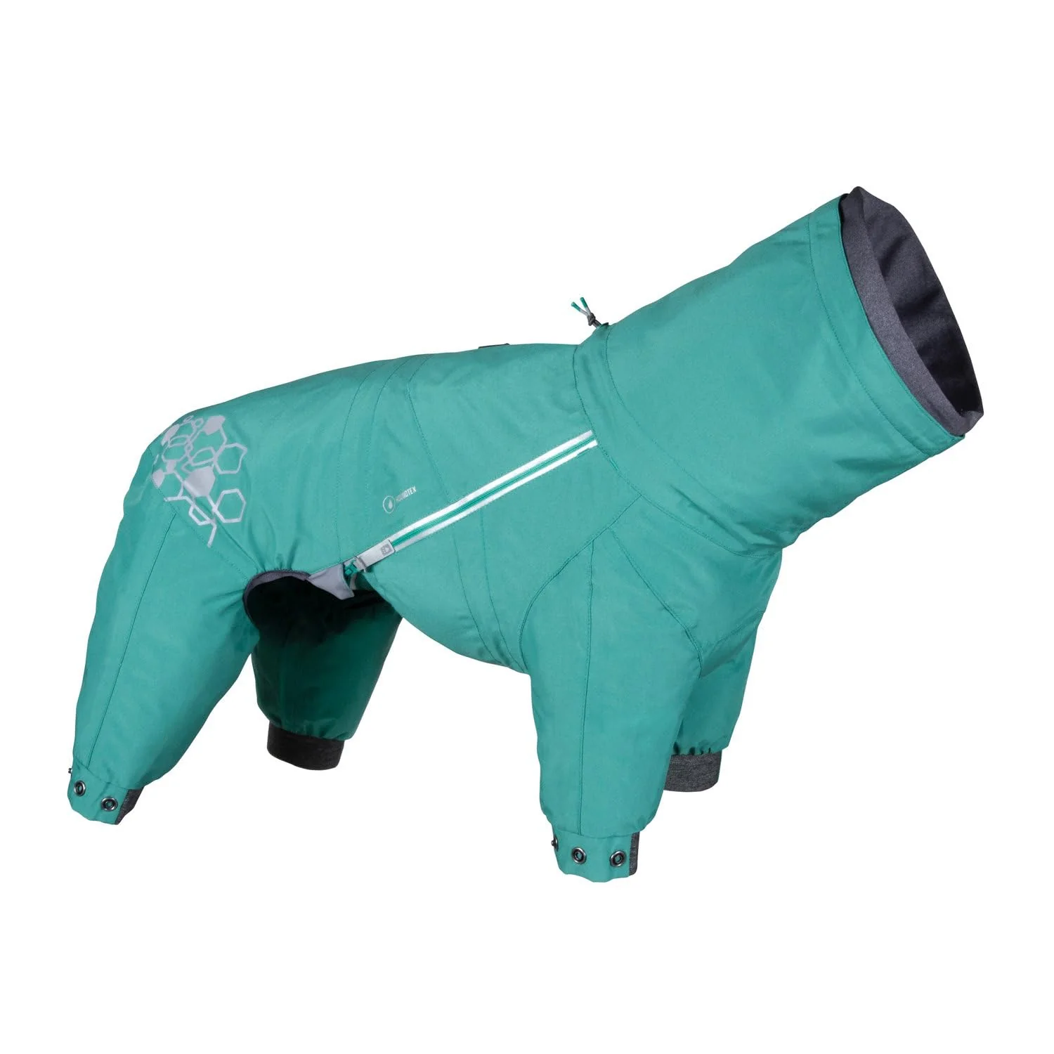 Selected Hurtta Mudventure ECO Dog Overall – Peacock 18M All-Weather Recycled Fabric Soft