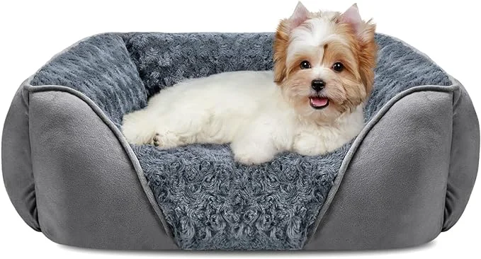 Smooth INVENHO Rectangle Washable Orthopedic Dog Bed Advanced