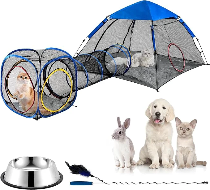 Original Outdoor Cat Enclosure -Portable Pet Playpen Artisan