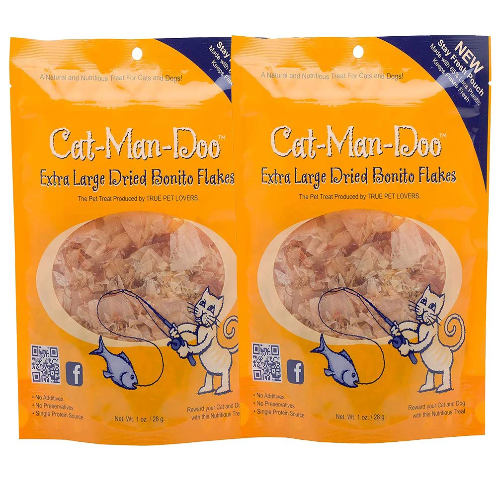 Trusted Cat Man Doo Bonito Flakes 1oz Bag – Pack of 2 Cat Treats Top-Quality