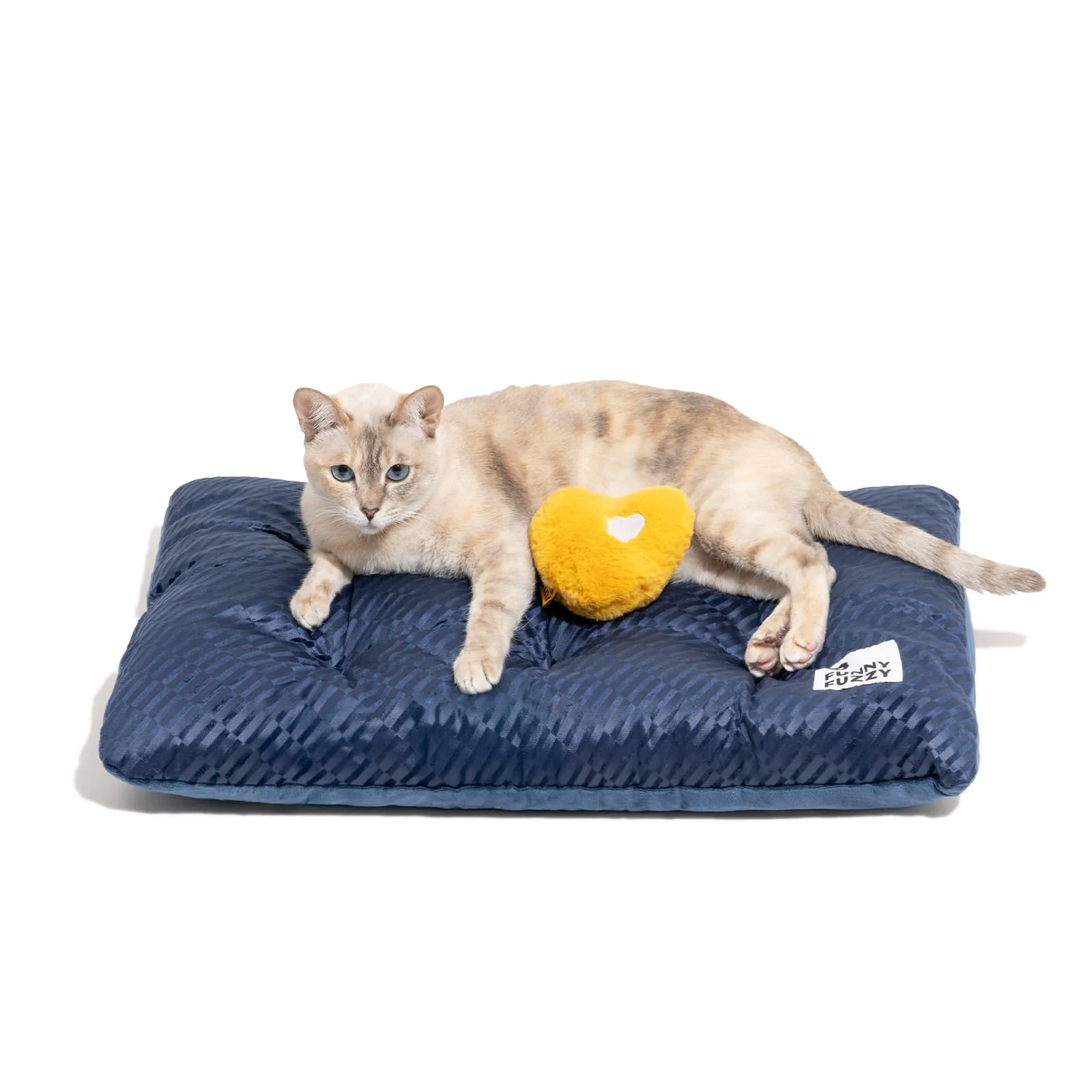 Casual FUNNY FUZZY 2-in-1 Dog Bed Crate Mat Washable Reversible 23.6 x 17.9 in Midnight Blue Effective