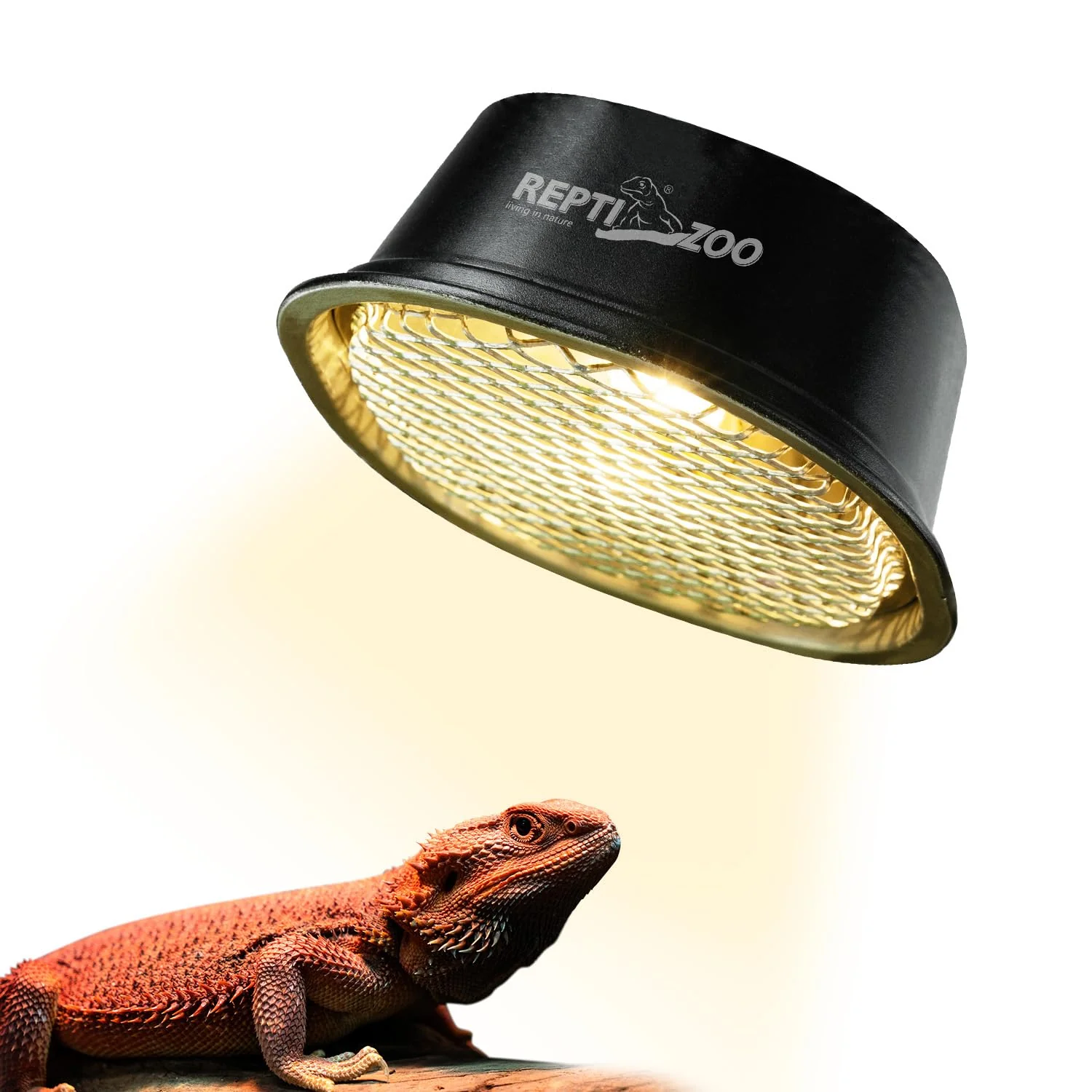 Traditional REPTI ZOO G9 Reptile Heat Lamp Kit — 50W Warm White UVA with Safety Mesh Eco-Friendly