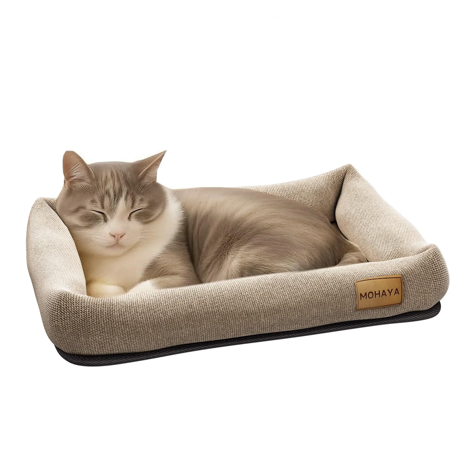 First-Class MOHAYA 2-in-1 Pet Bed Scratch Pad – Breathable Jute Cotton Eco-Friendly Non-Slip Natural