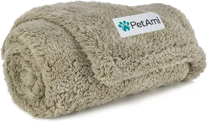Sophisticated PetAmi Fluffy Waterproof Dog Blanket Exceptional