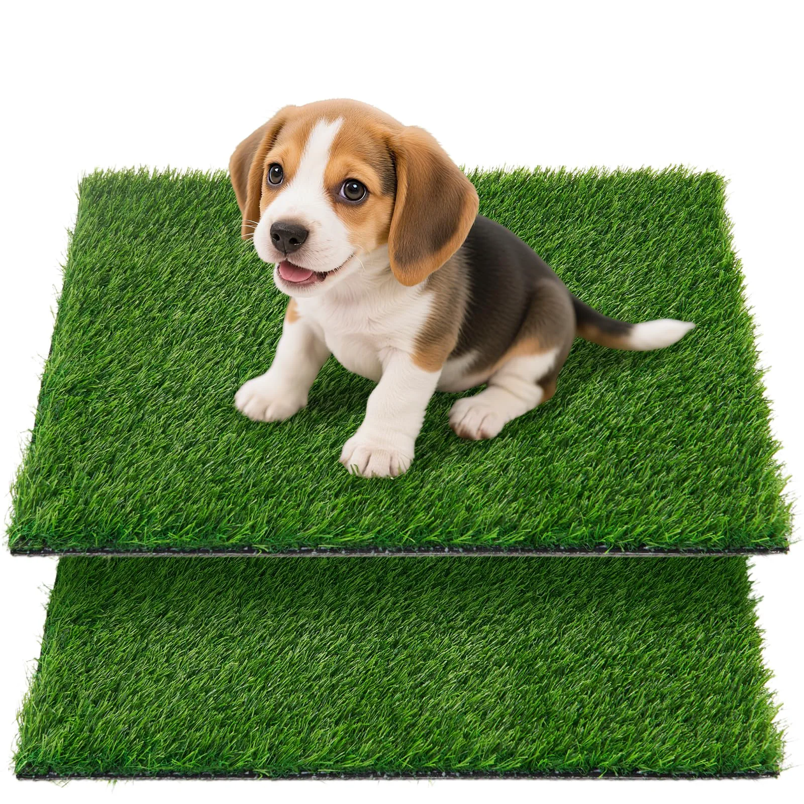 Specialty Oiyeefo Artificial Pee Grass Pad for Dogs - 18x23 in Indoor Outdoor Pet Turf 2 Pack Luxury