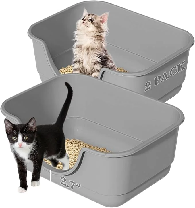 World-Class 2 Pack Low Entry Small Litter Box Exceptional