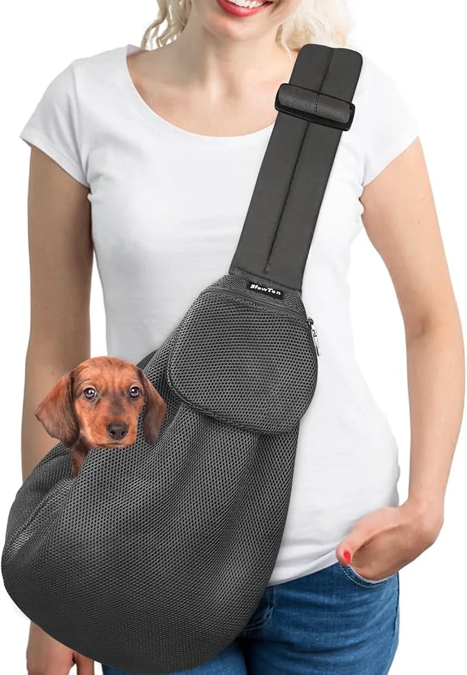 Responsible SlowTon Dog Carrier Sling Relaxed