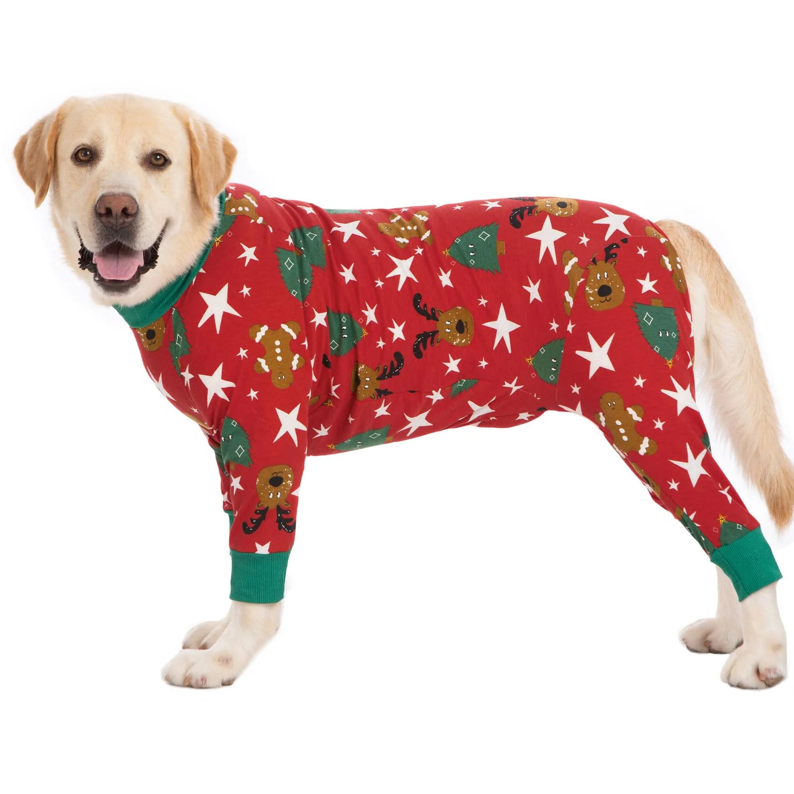 Official kzrfojy Dog Christmas Recovery Suit – Post-Surgery Comfort Shedding Protection Effective