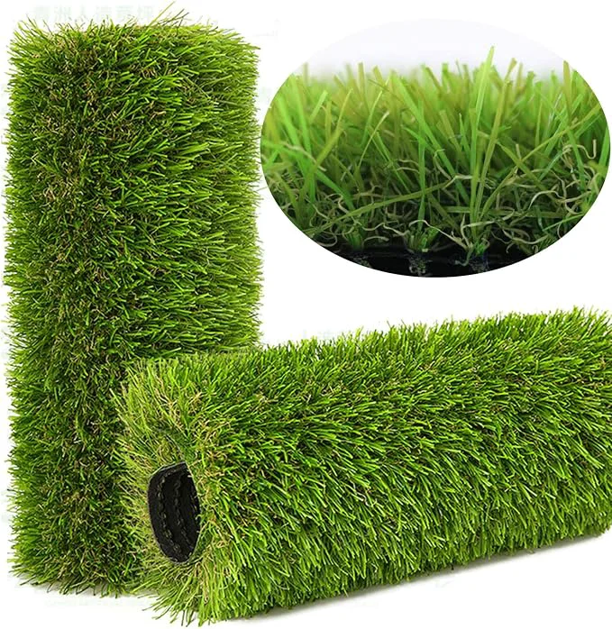Classic Artificial Grass Rug Outdoor Indoor 11FTX70FT Fake Grass Carpet Green Synthetic Traditional