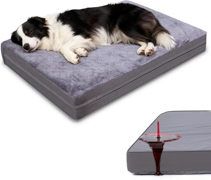 Professional Waterproof Dog Bed for Large Dogs Outdoor Orthopedic XL Dog Bed Fast