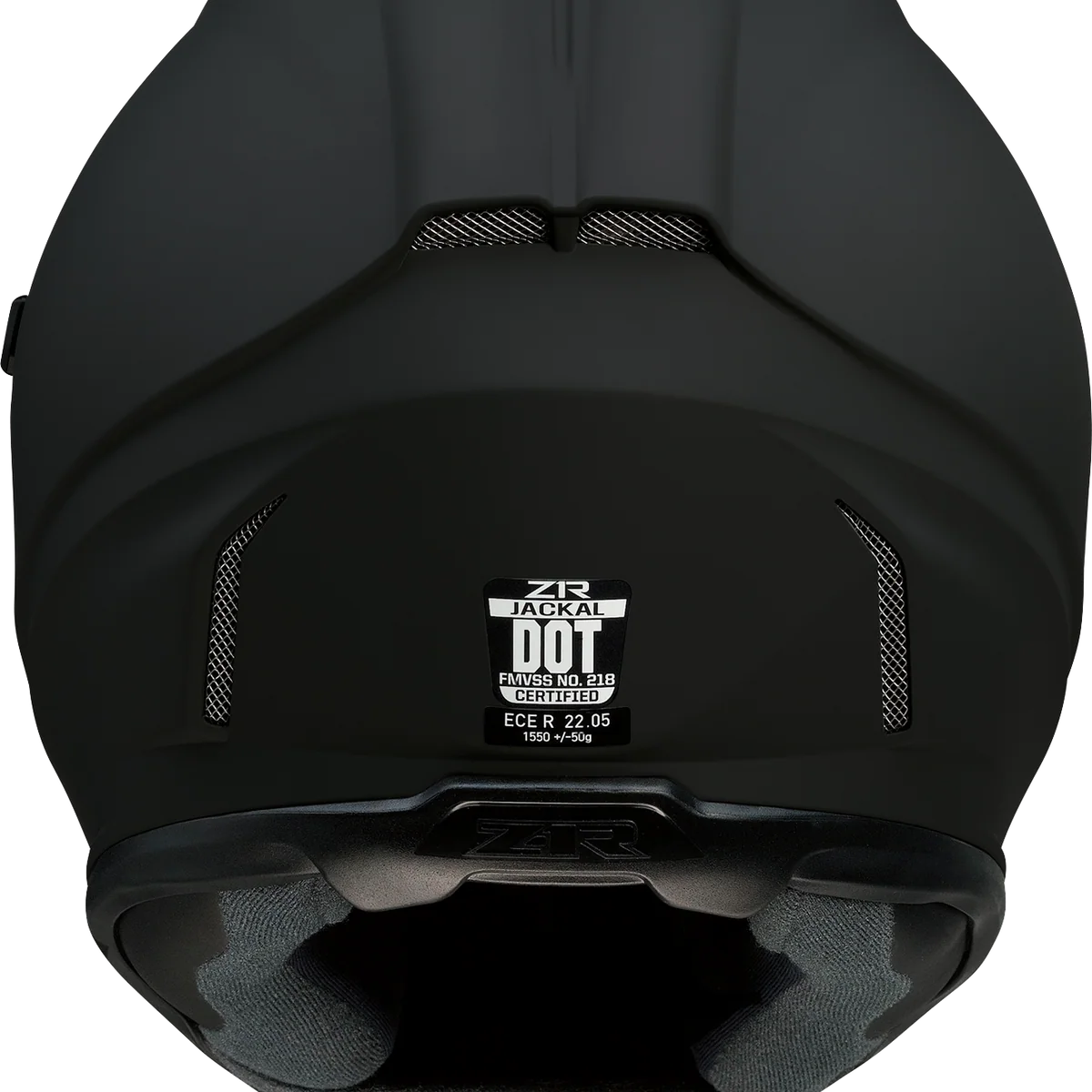 Modern Z1R Jackal Helmet - Flat Black - Smoke - Small 0101-13993 High-Performance