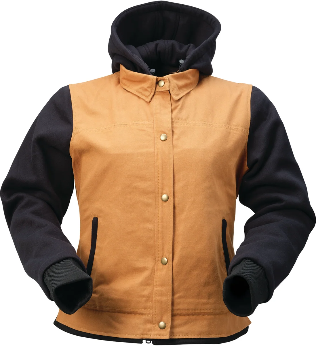 Recyclable Z1R Women's Jayrod Jacket - Black Tan - 3W 2813-1081 World-Class
