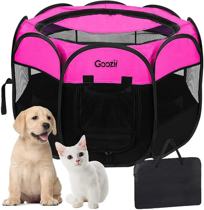Verified Pet Cat Playpen for Indoor Cats Enclosed Portable Foldable Dog Playpen Outdoor Healthy