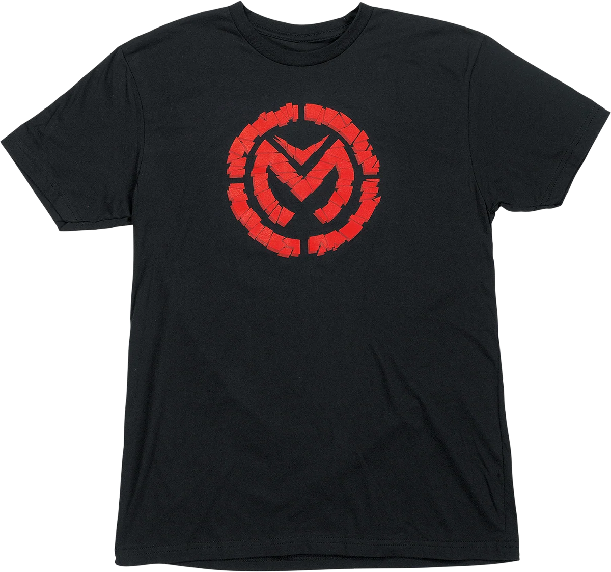 Professional MOOSE RACING Fractured T-Shirt - Black Red - Large 3030-22760 Superior