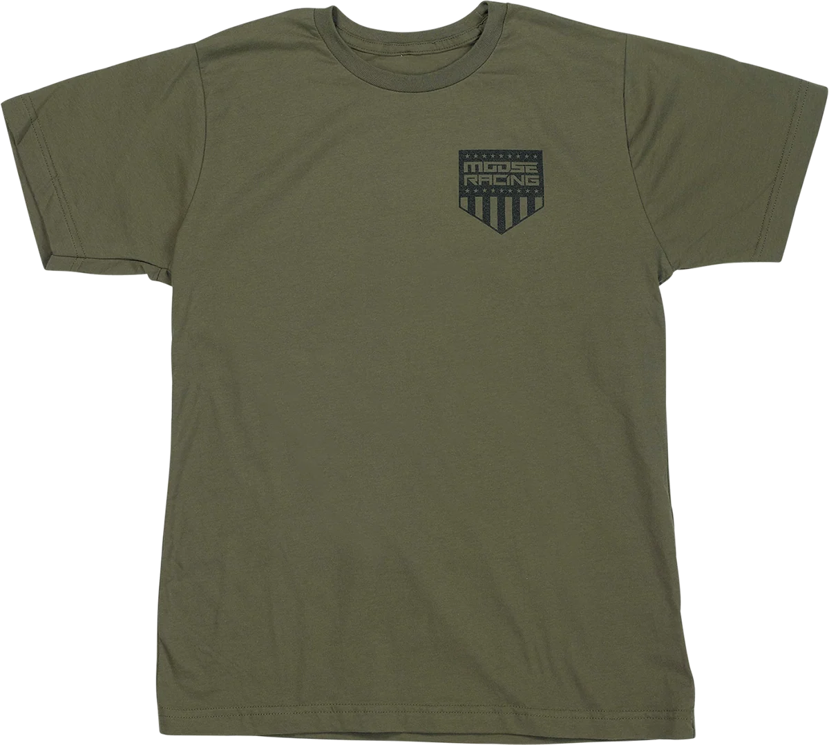 Next-Generation MOOSE RACING Youth Salute T-Shirt - Olive - Large 3032-3696 Breathable