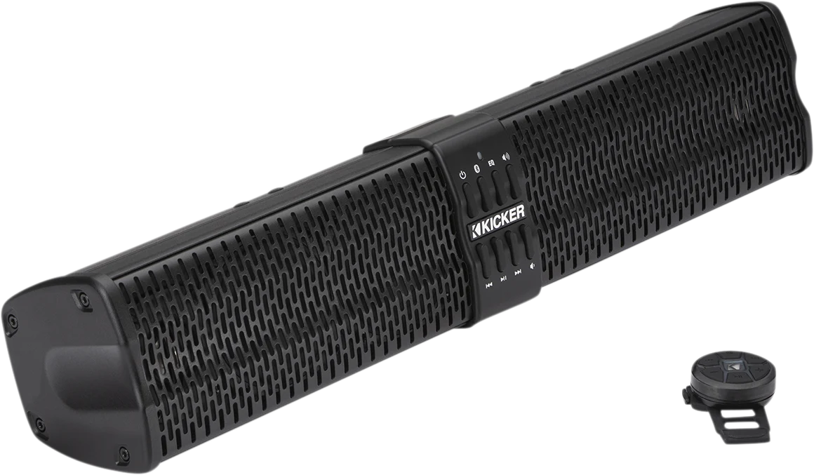 Professional KICKER Speaker Bar - 21 - 4 Subwoofers 2 Tweeters - Black 47KPB1 Excellent