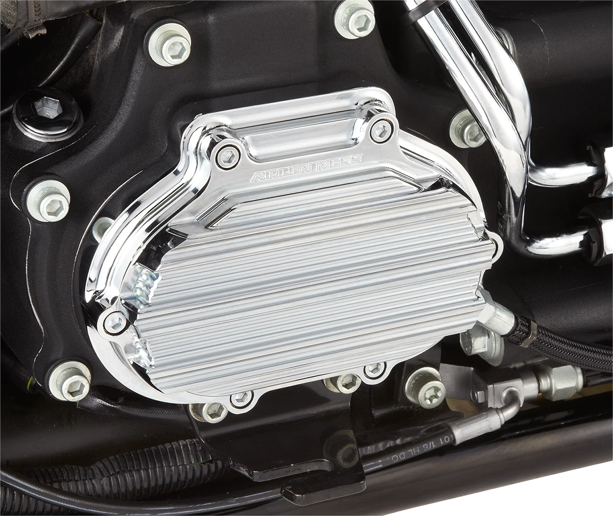 Quality ARLEN NESS Transmission Side Cover - Chrome - Cable 03-812 Selected