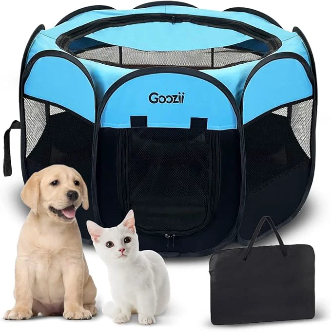 Outstanding Portable Dog Playpen Indoor Outdoor Collapsible Pet Dog Playpen Secure
