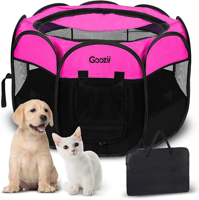 Effective Portable Dog Playpen for Small Dogs Indoor Outdoor Foldable Pet Puppy Playpens Traditional