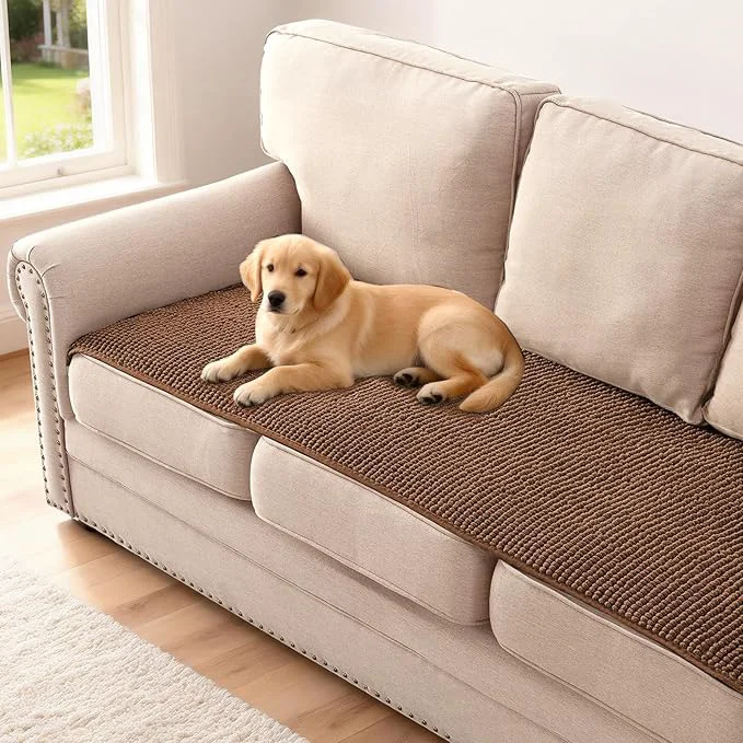 Recyclable H.VERSAILTEX Plush Chenille Couch Cover Top-Quality
