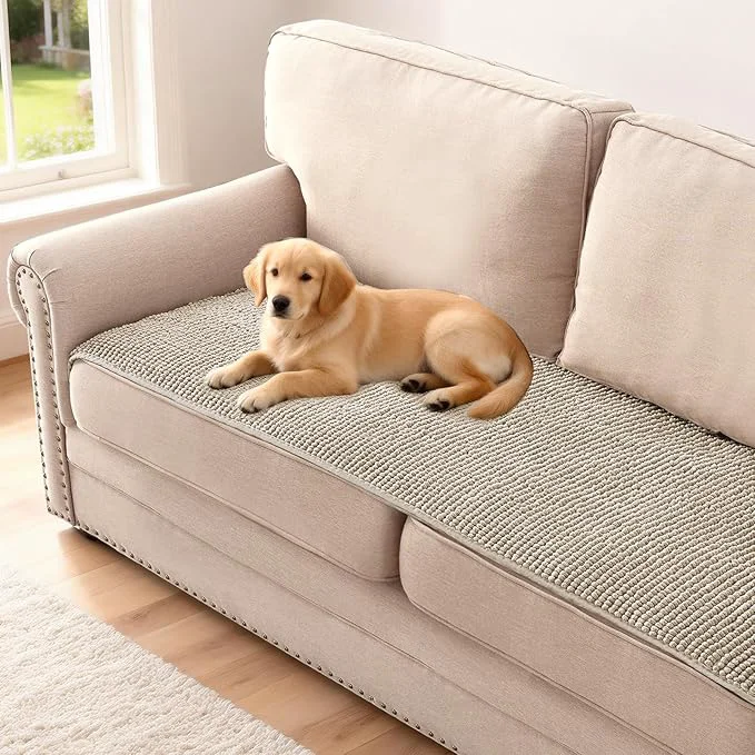 Soft H.VERSAILTEX Plush Chenille Couch Cover Consistent