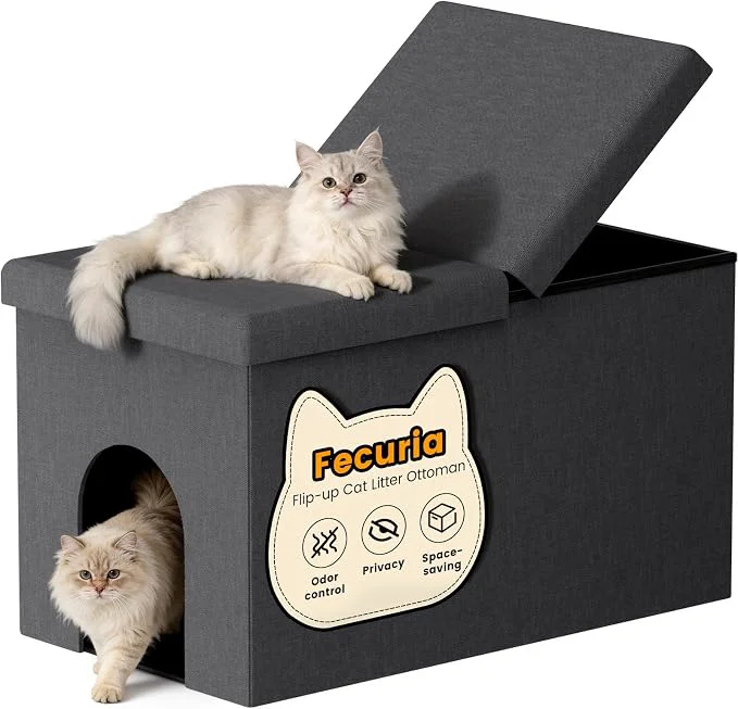 Eco-Friendly 3-in-1 Cat Litter Box Enclosure High-Quality