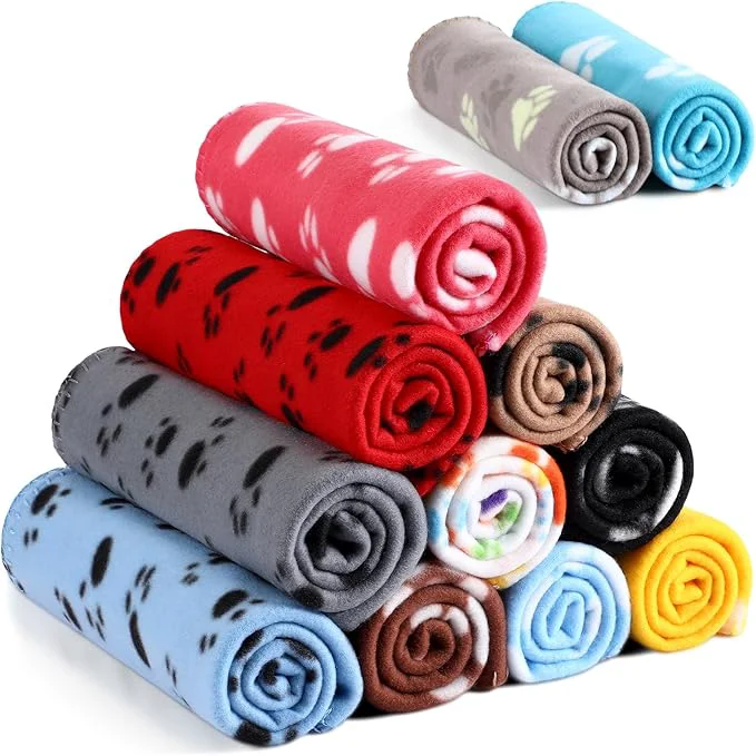 Easy-to-Use Tegeme 12 Pieces Fleece Blankets Minimalist