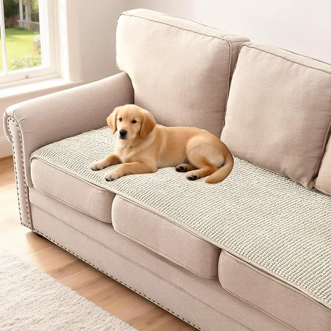 Superior H.VERSAILTEX Plush Chenille Couch Cover Easy-to-Use