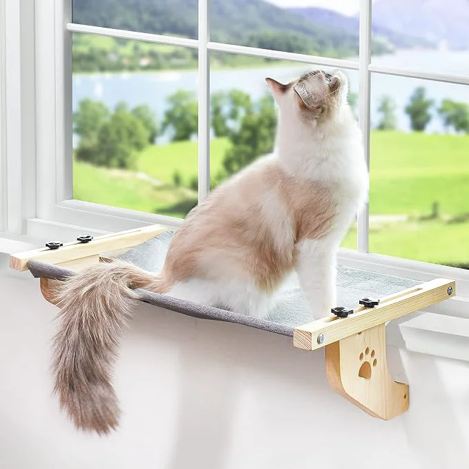 Classic AMOSIJOY Cat Sill Window Perch Sturdy Cat Hammock Window Seat Original