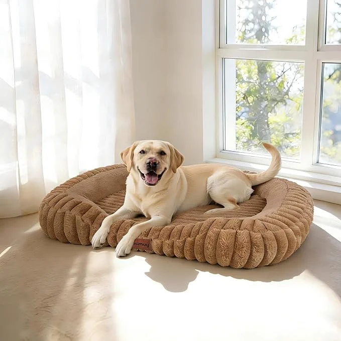 Versatile Orthopedic Dog Bed for Large Dogs Comfort-Sided Calming Pet Bed Selected
