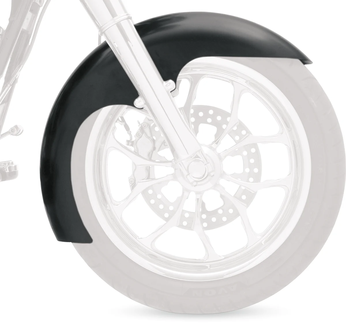 Durable KLOCK WERKS Level Fender Kit - w Satin Blocks - Steel - 19 KWF-02-0494 Luxury